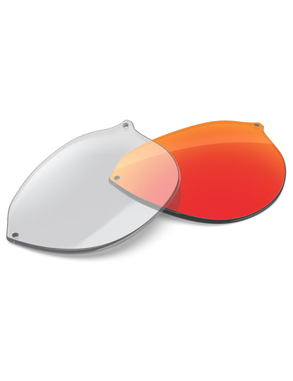 Fire Red FlashMirror™ Photochromic-Non-Polarized