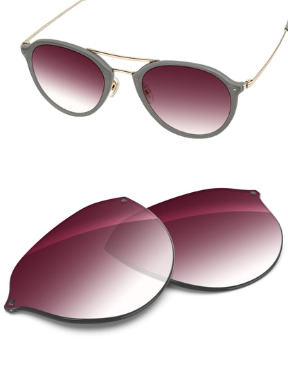 Wine Red Gradient-Non-Polarized