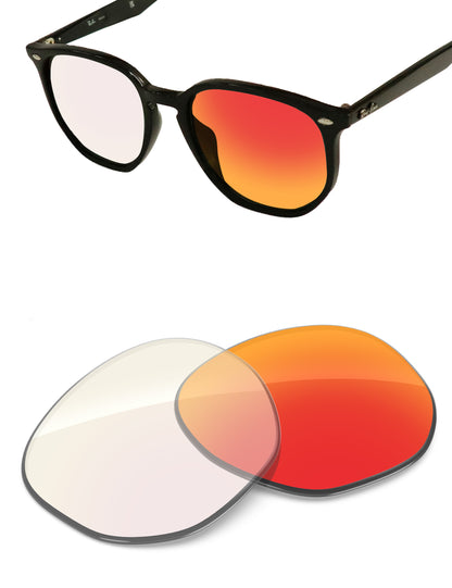 Fire Red FlashMirror™ Photochromic-Non-Polarized