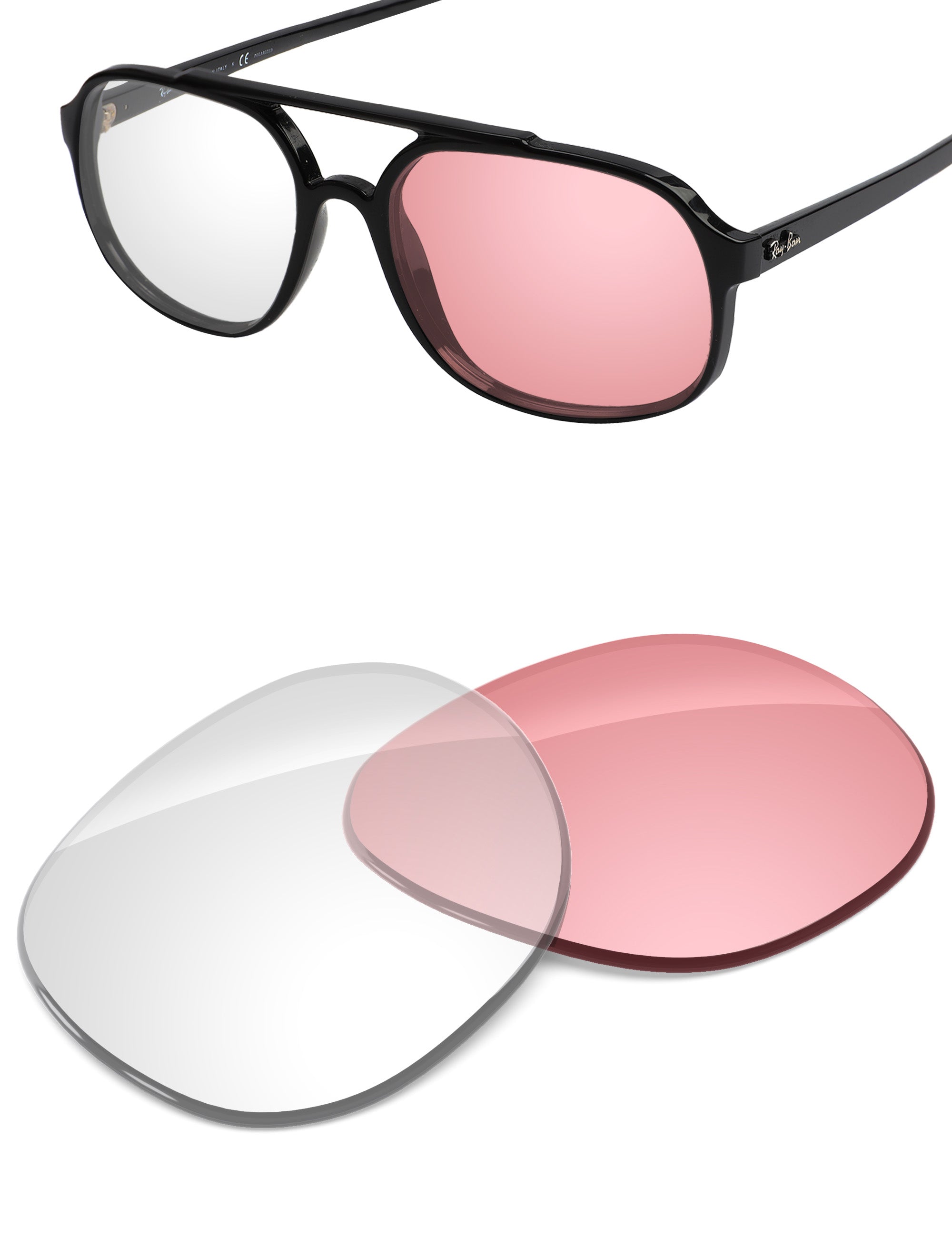 Adapt Pink Photochromic-Non-Polarized