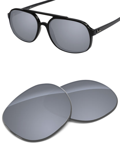 Silver Metallic FlashMirror™-Non-Polarized