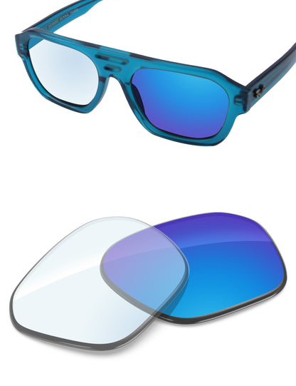 Sky Blue FlashMirror™ Photochromic-Non-Polarized
