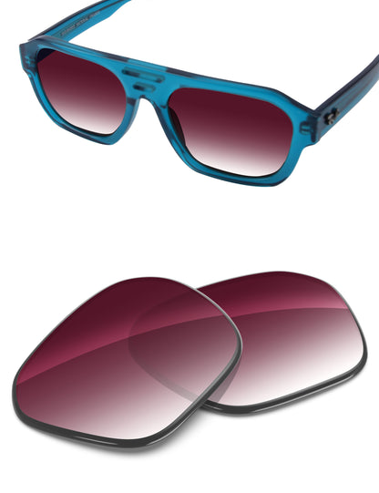 Wine Red Gradient-Non-Polarized