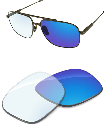 Sky Blue FlashMirror™ Photochromic-Non-Polarized