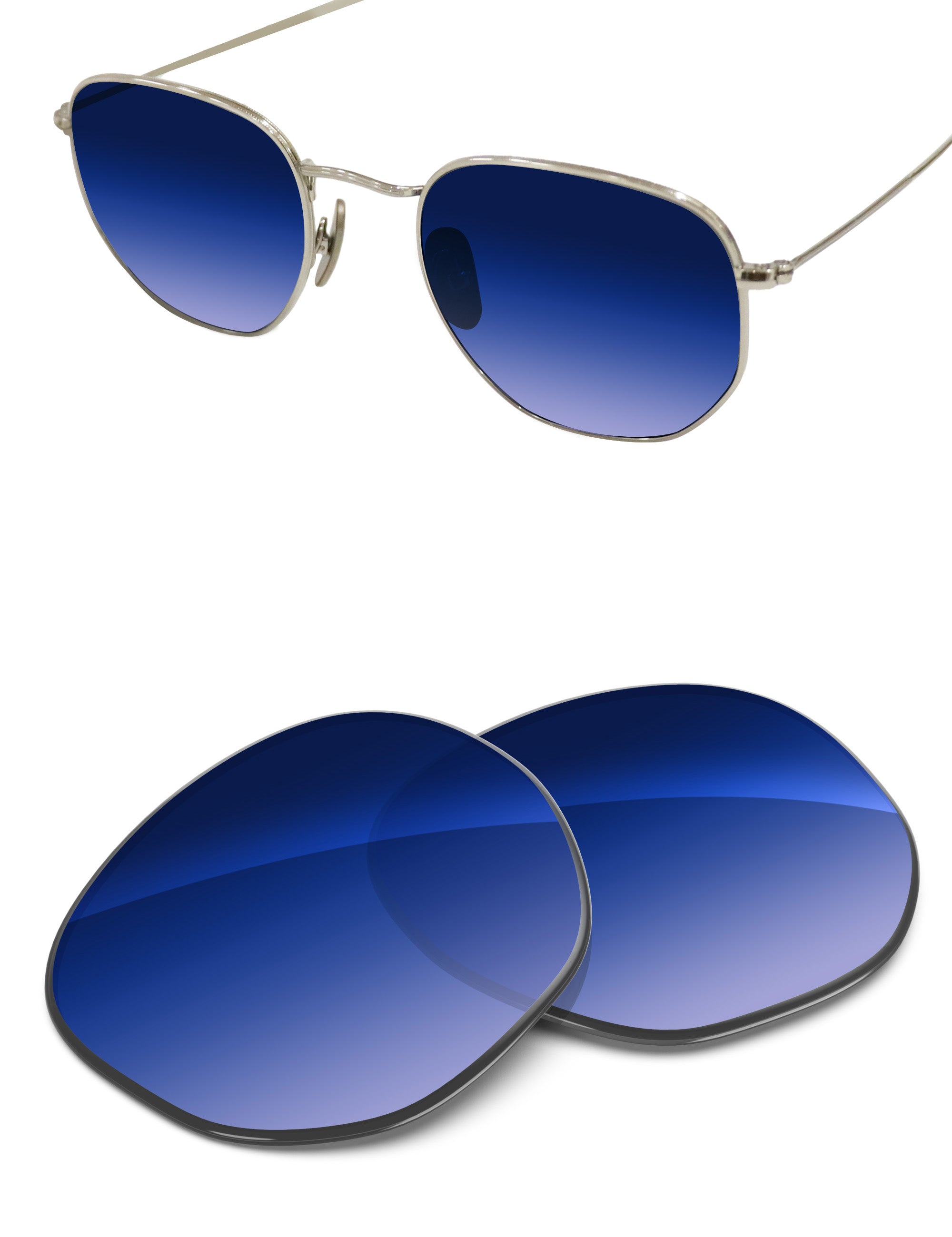Aqua Blue Gradient-Non-Polarized