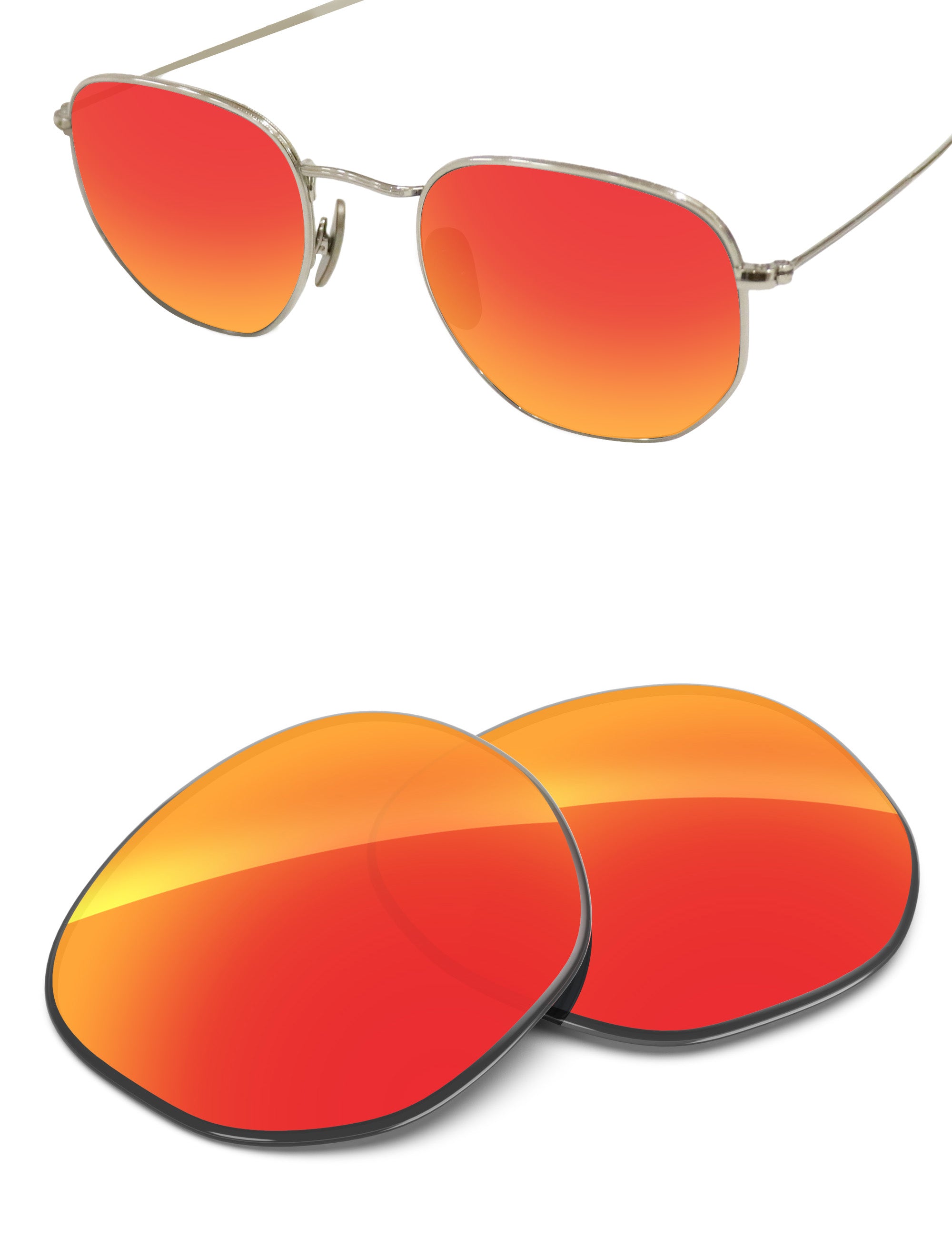 Fire Red FlashMirror™-Non-Polarized