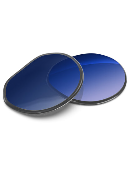 Aqua Blue Gradient-Non-Polarized