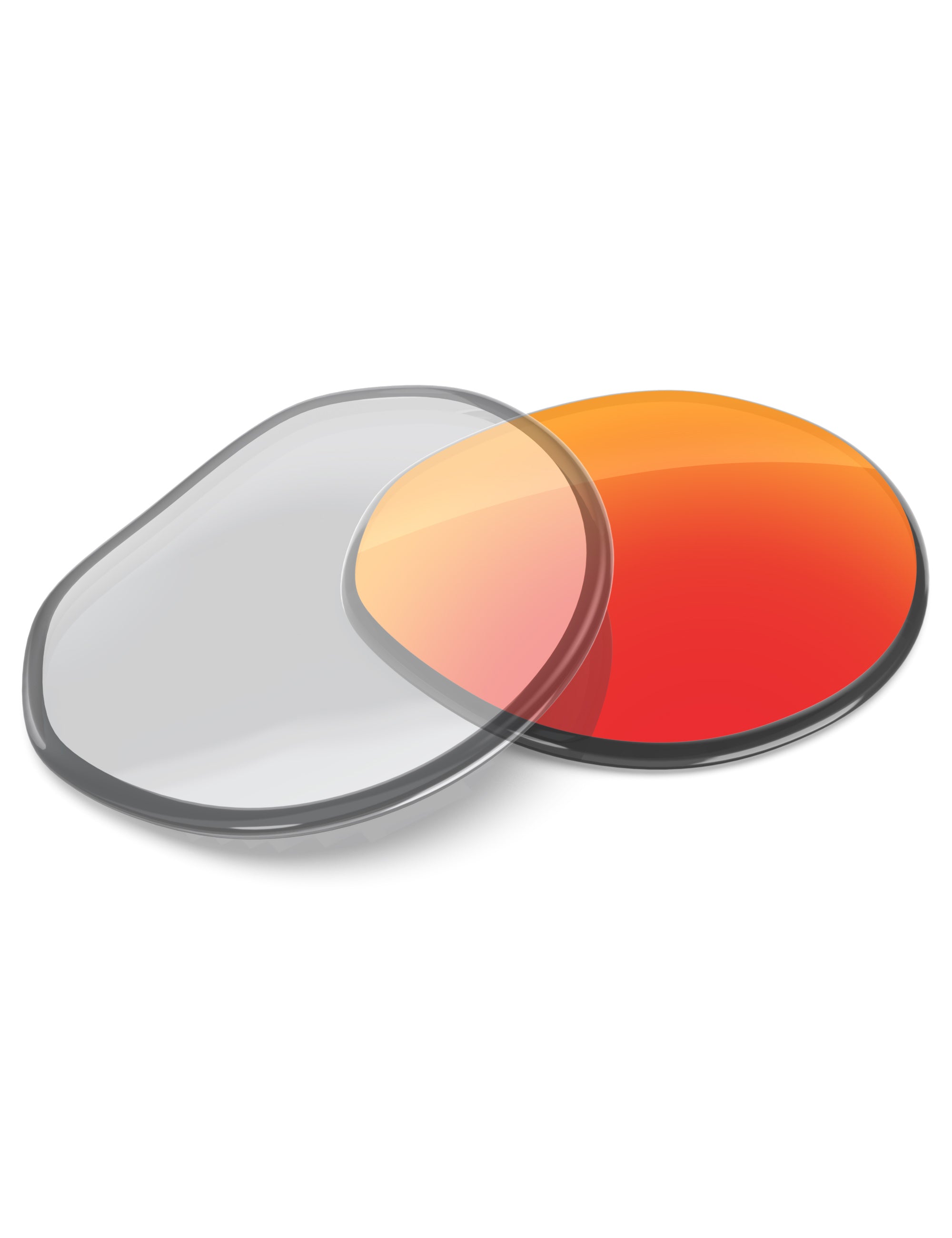 Fire Red FlashMirror™ Photochromic-Non-Polarized