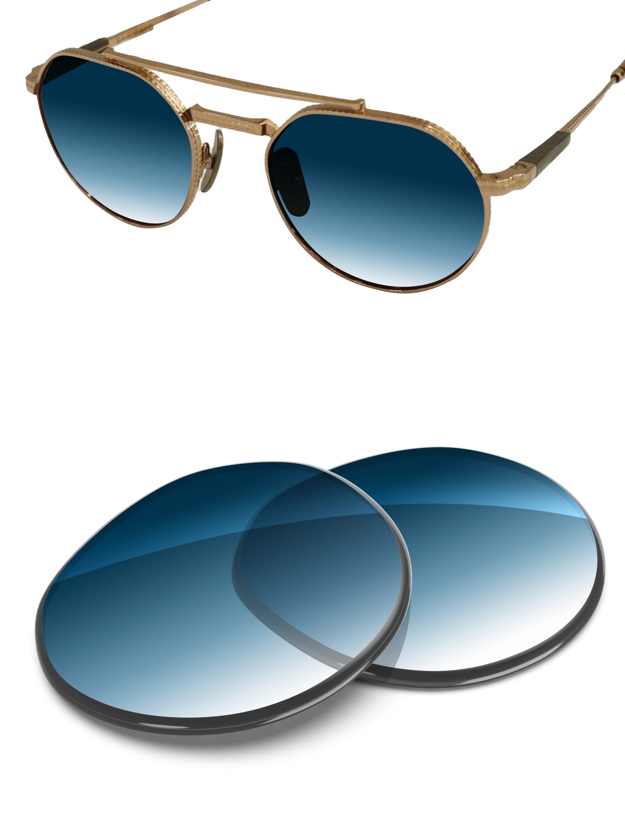 Blue Gradient-Non-Polarized