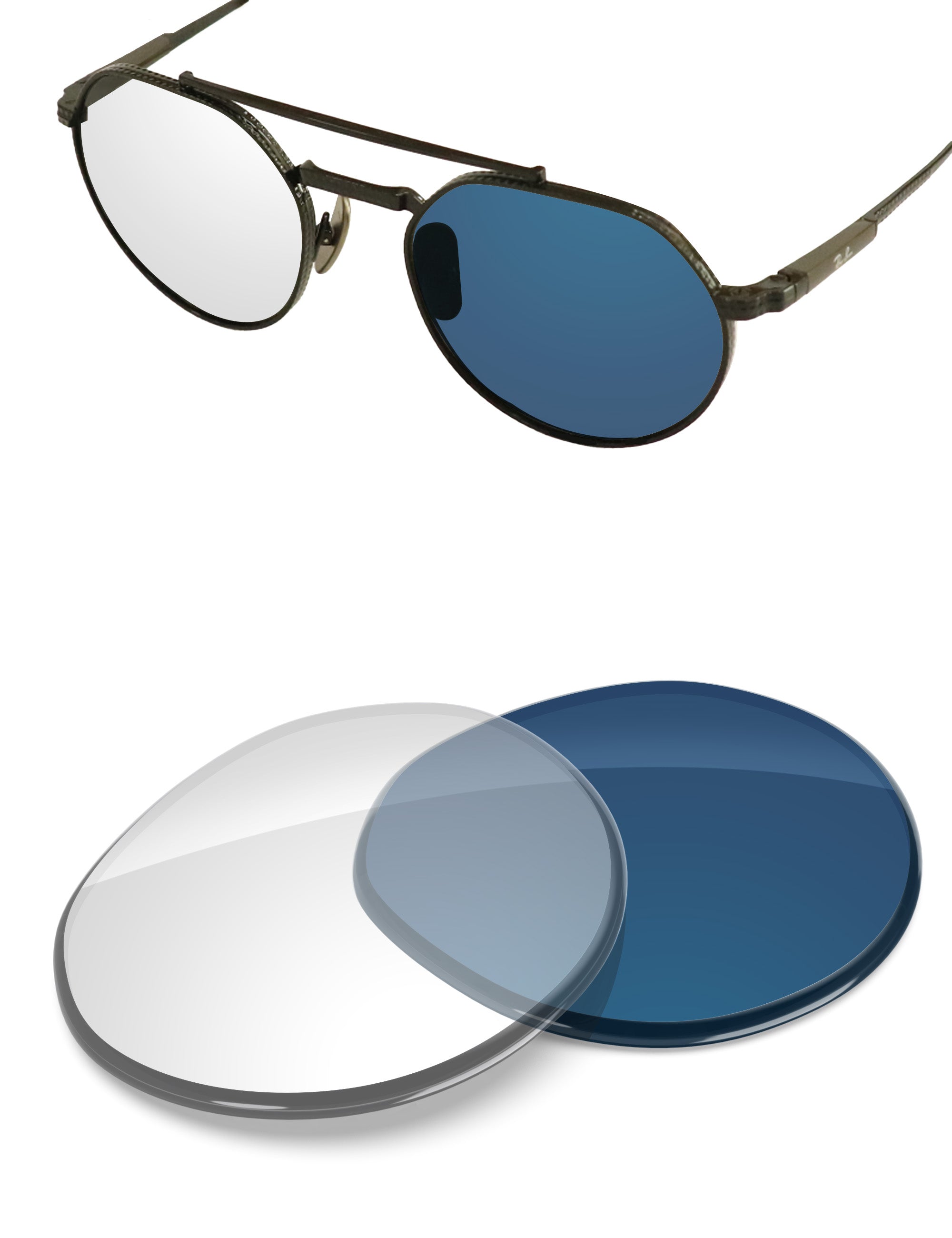 Adapt Blue Photochromic-Non-Polarized