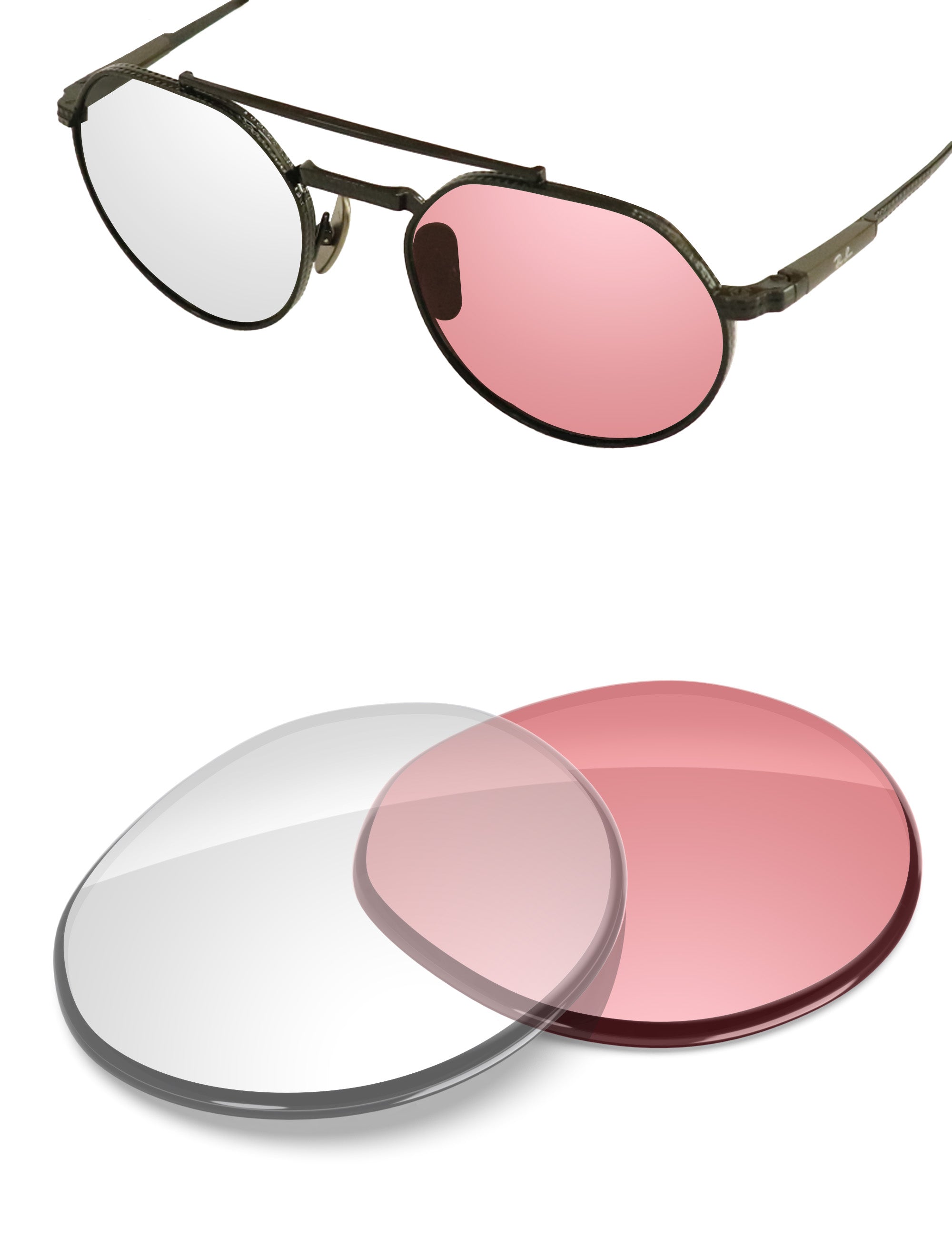 Adapt Pink Photochromic-Non-Polarized