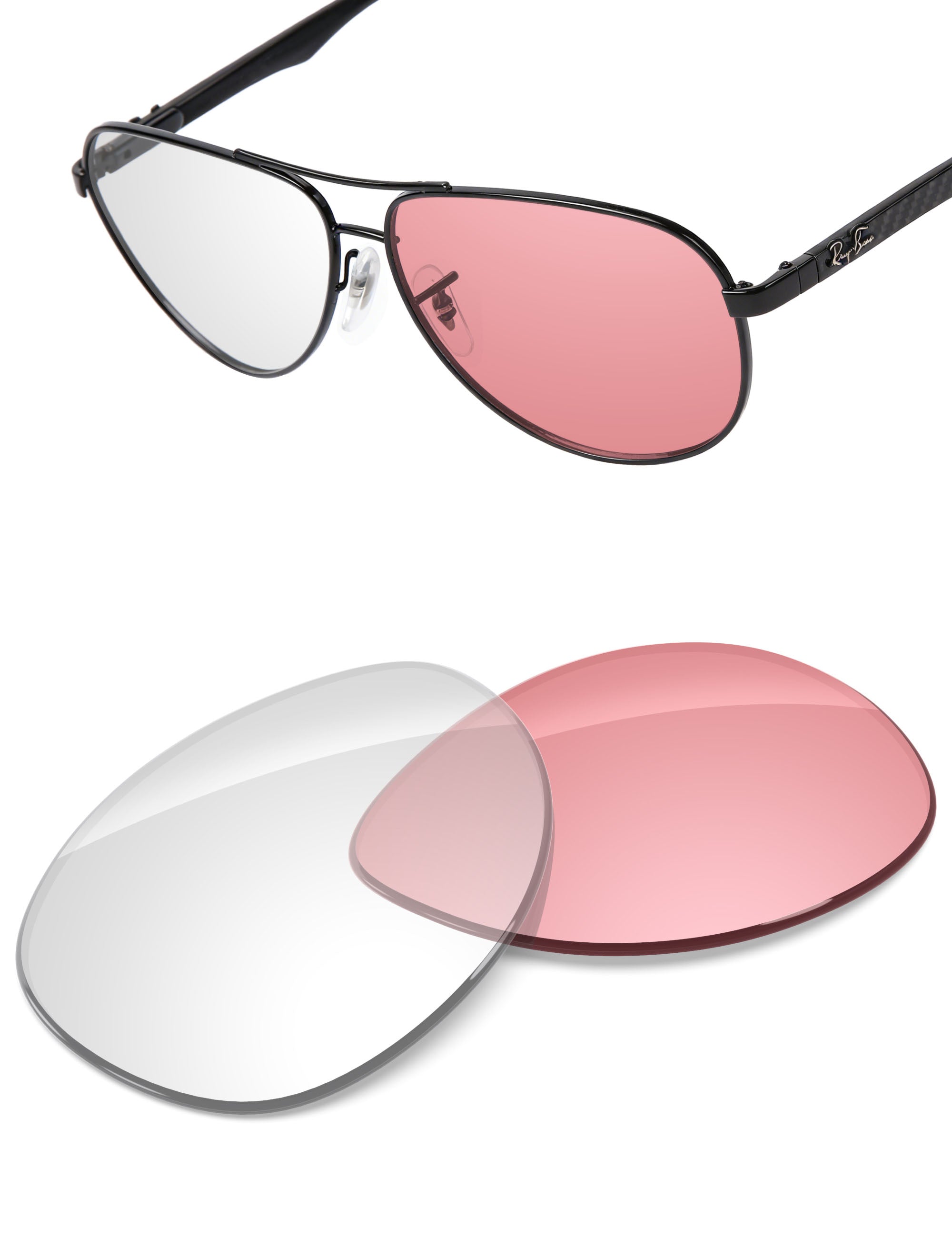 Adapt Pink Photochromic-Non-Polarized