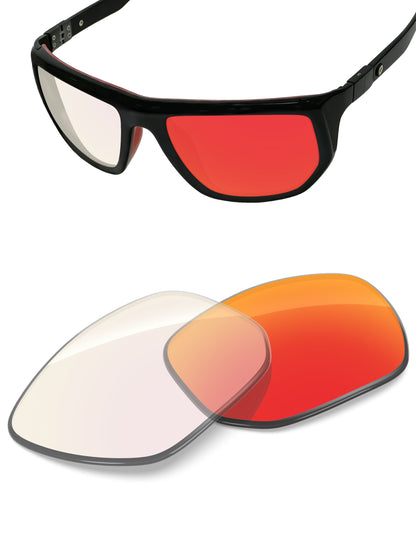 Fire Red FlashMirror™ Photochromic-Non-Polarized