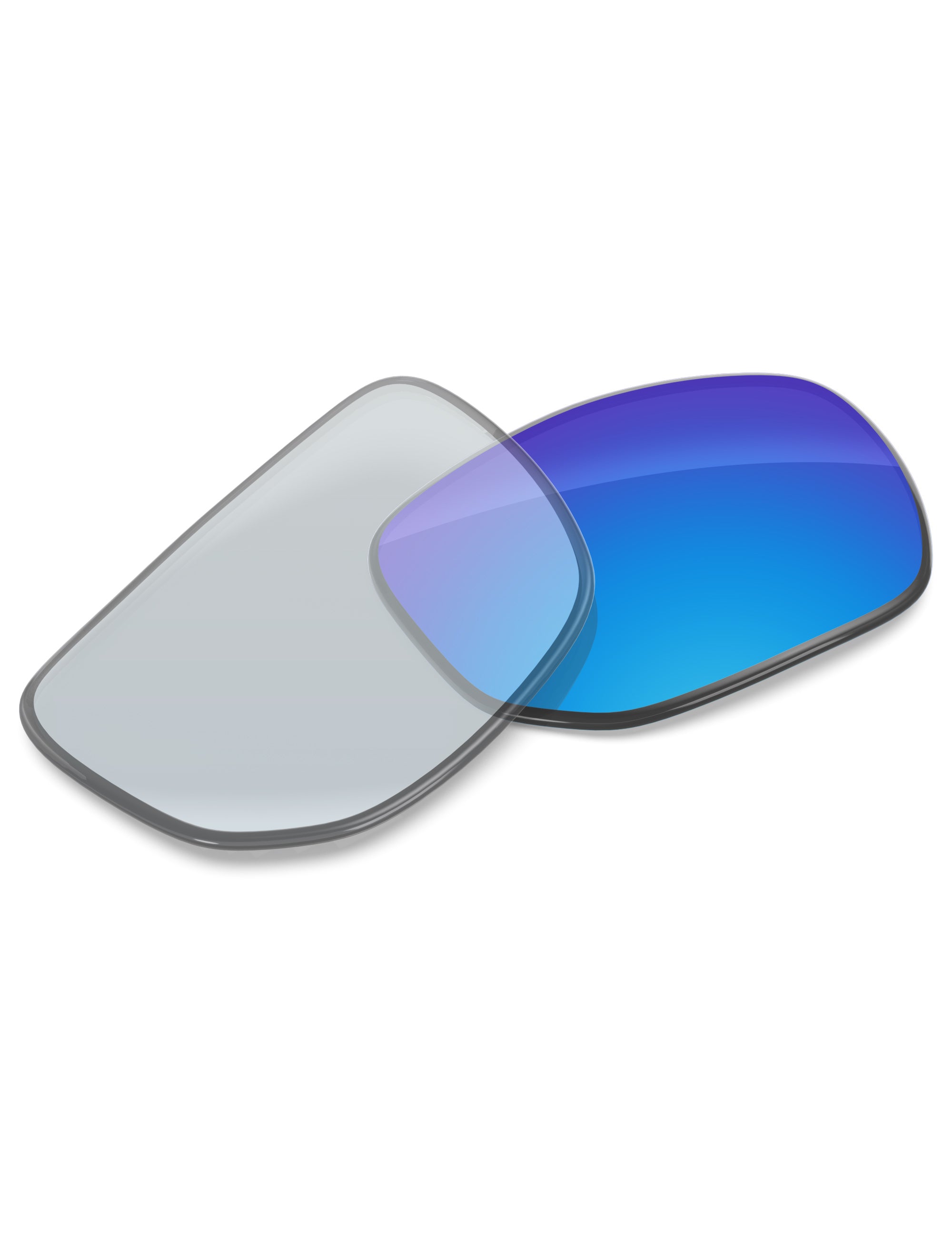 Sky Blue FlashMirror™ Photochromic-Non-Polarized