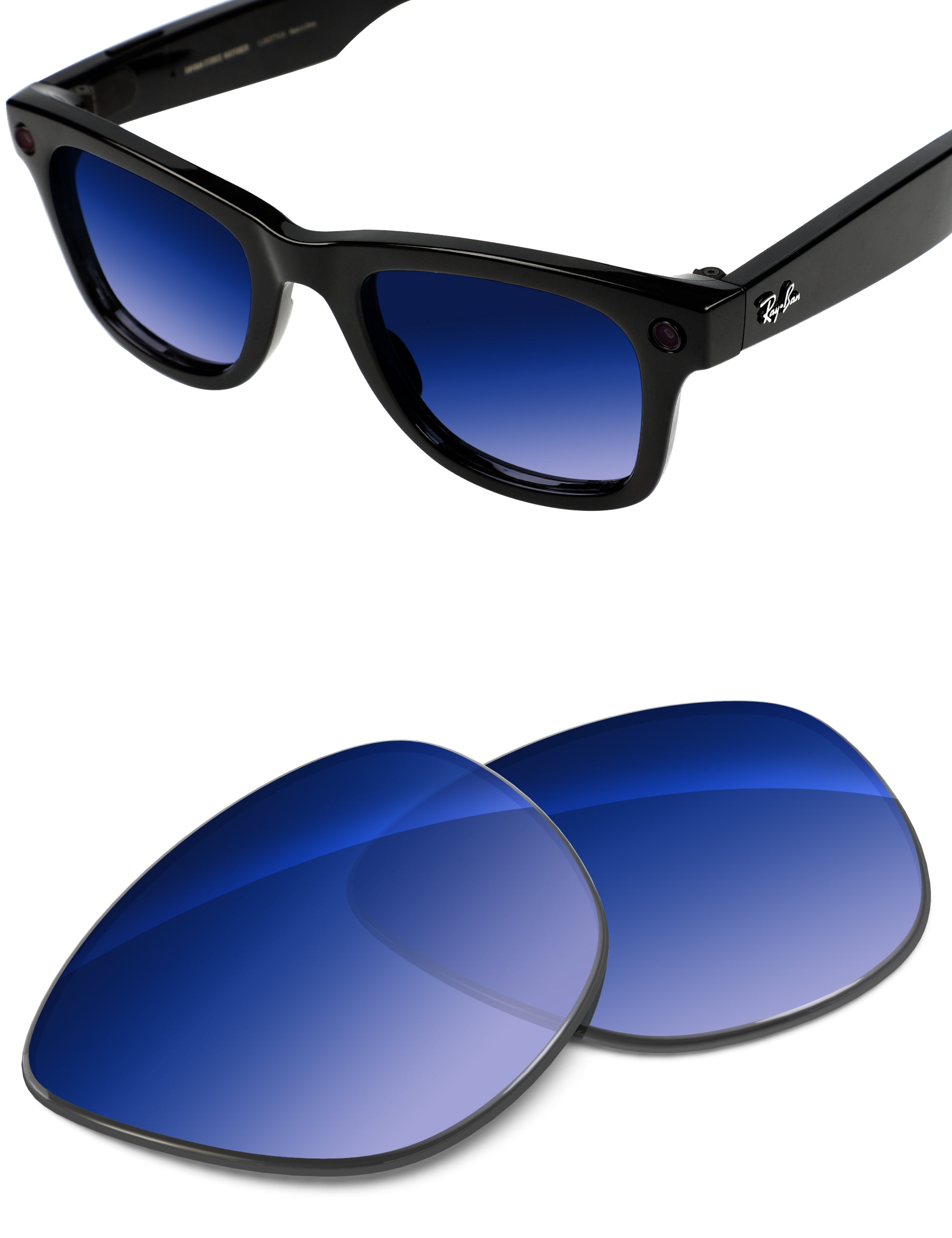 Aqua Blue Gradient-Non-Polarized