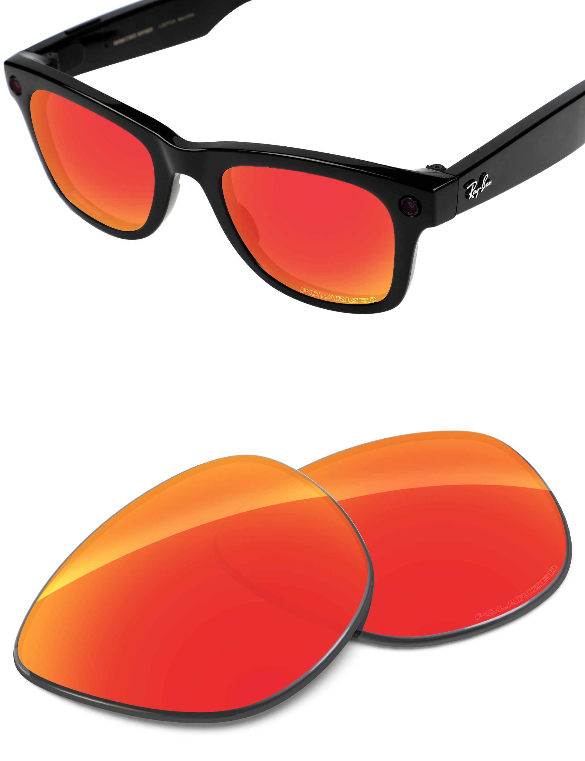 Fire Red FlashMirror™-Polarized