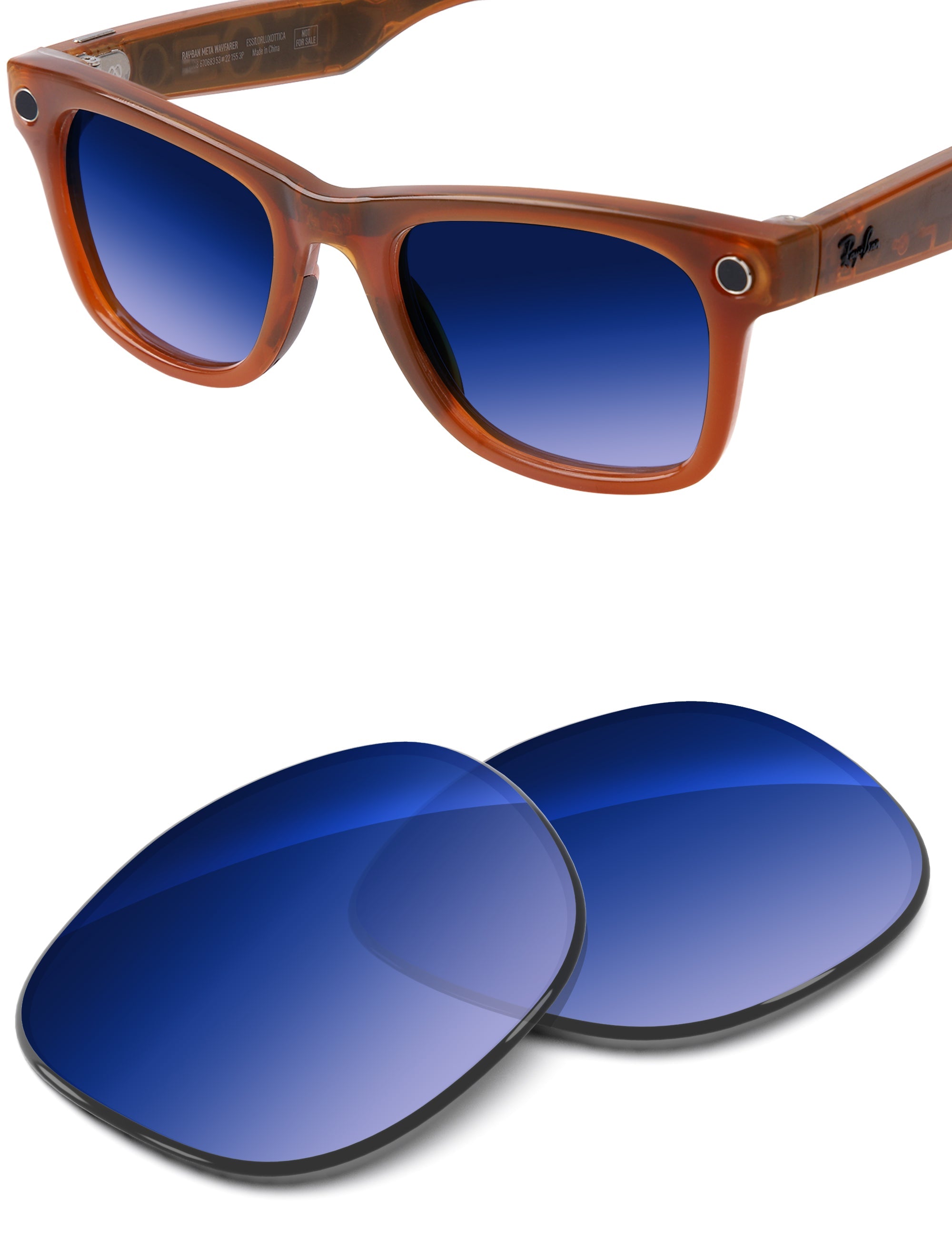 Aqua Blue Gradient-Non-Polarized