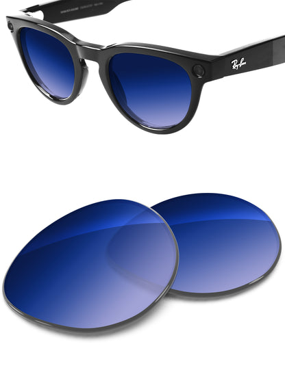 Aqua Blue Gradient-Non-Polarized