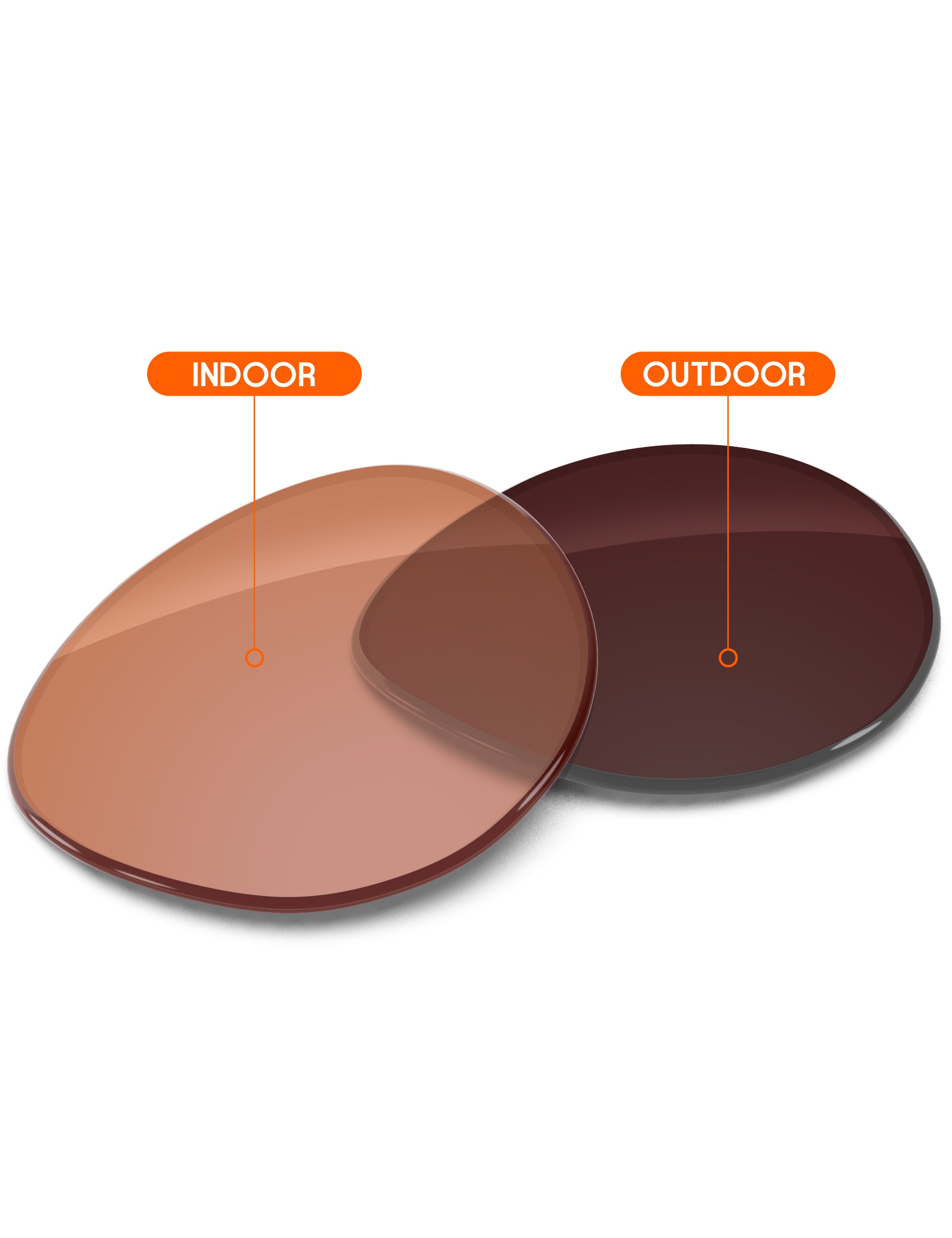Orange Tint Photochromic-Non-Polarized
