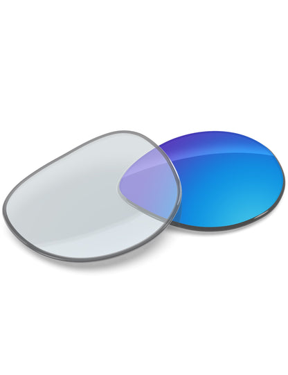 Sky Blue FlashMirror™ Photochromic-Non-Polarized