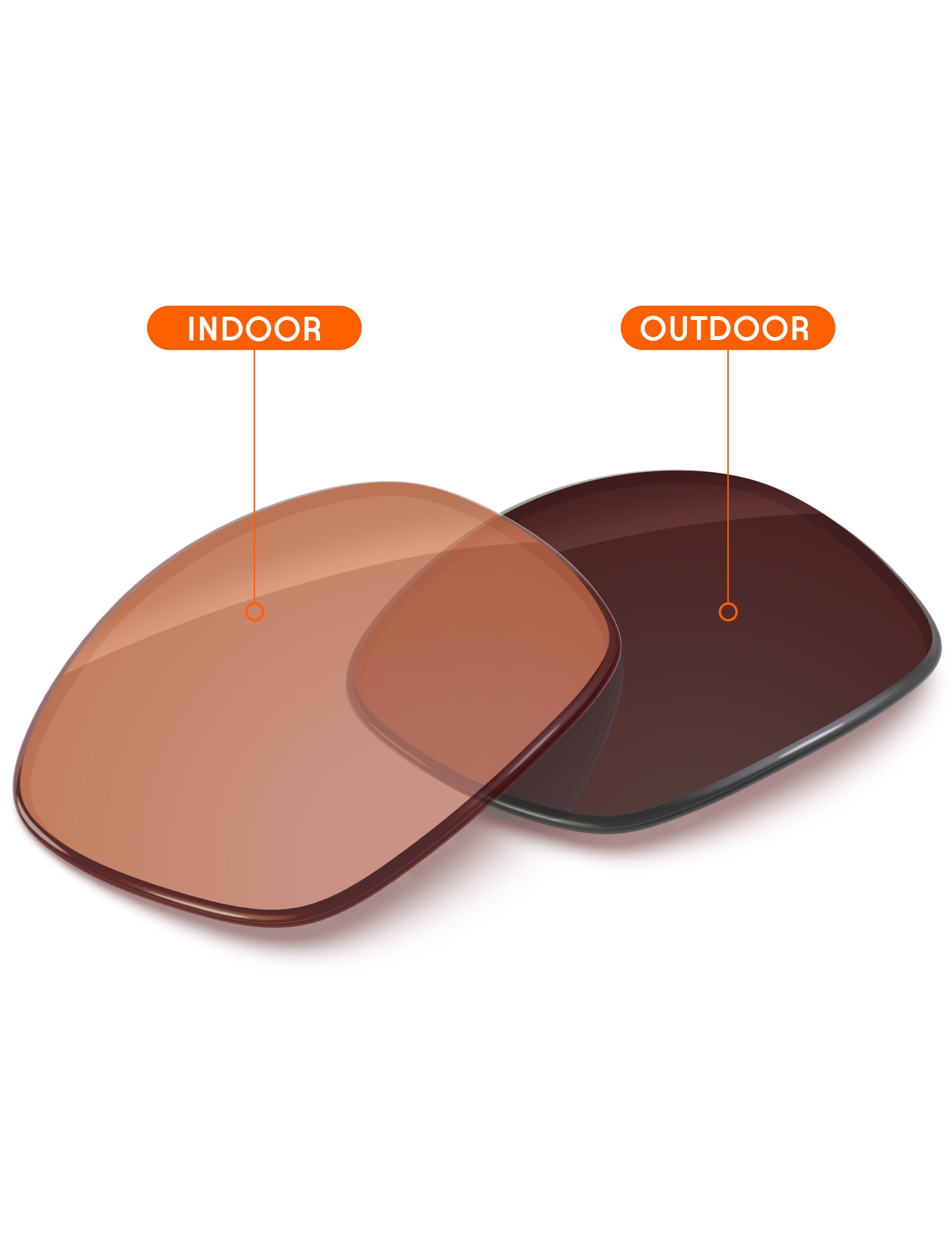 Orange Tint Photochromic-Non-Polarized