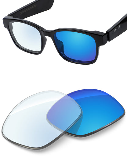 Sky Blue FlashMirror™ Photochromic-Non-Polarized