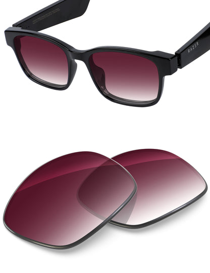 Wine Red Gradient-Non-Polarized