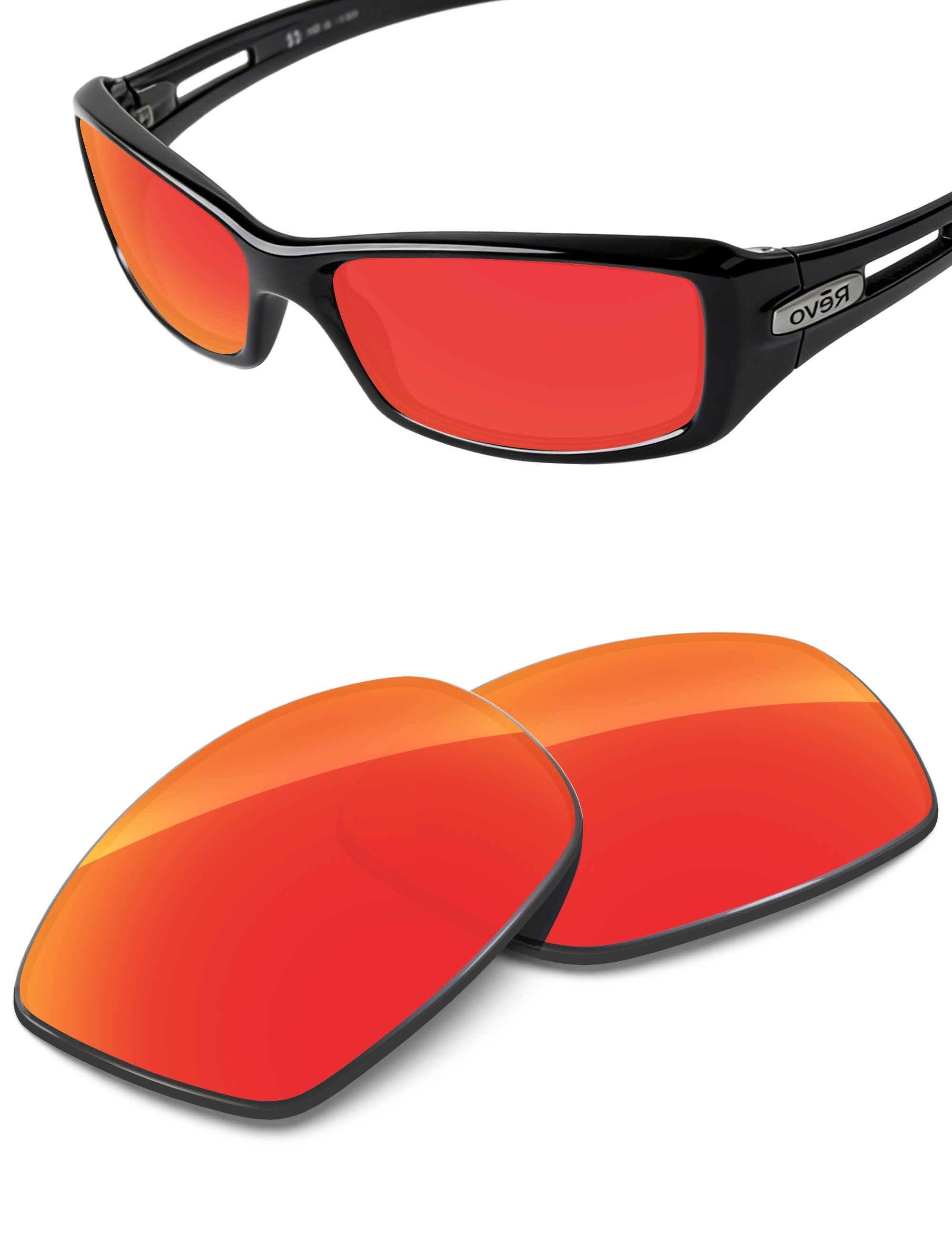 Fire Red FlashMirror™-Non-Polarized