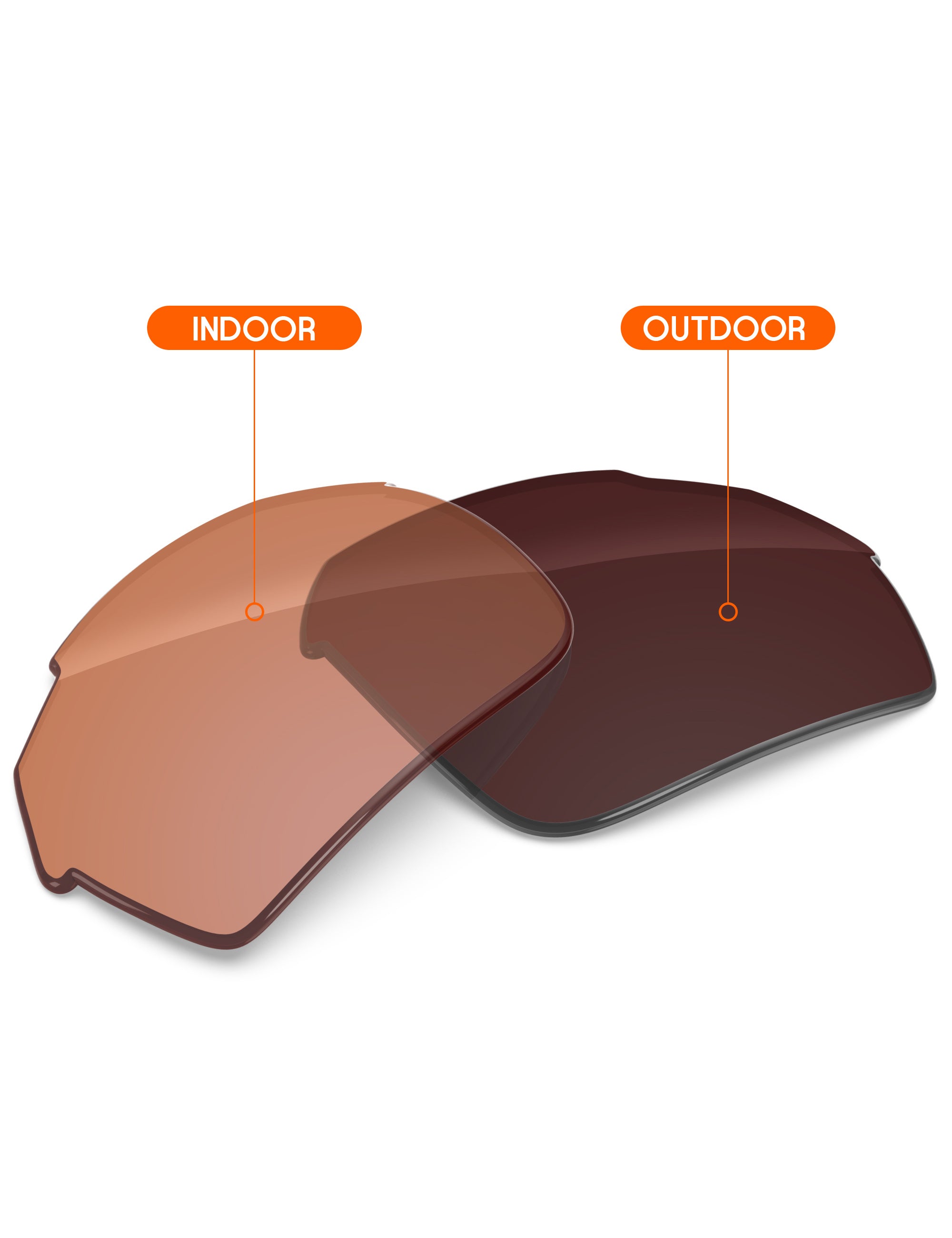 Orange Tint Photochromic-Non-Polarized