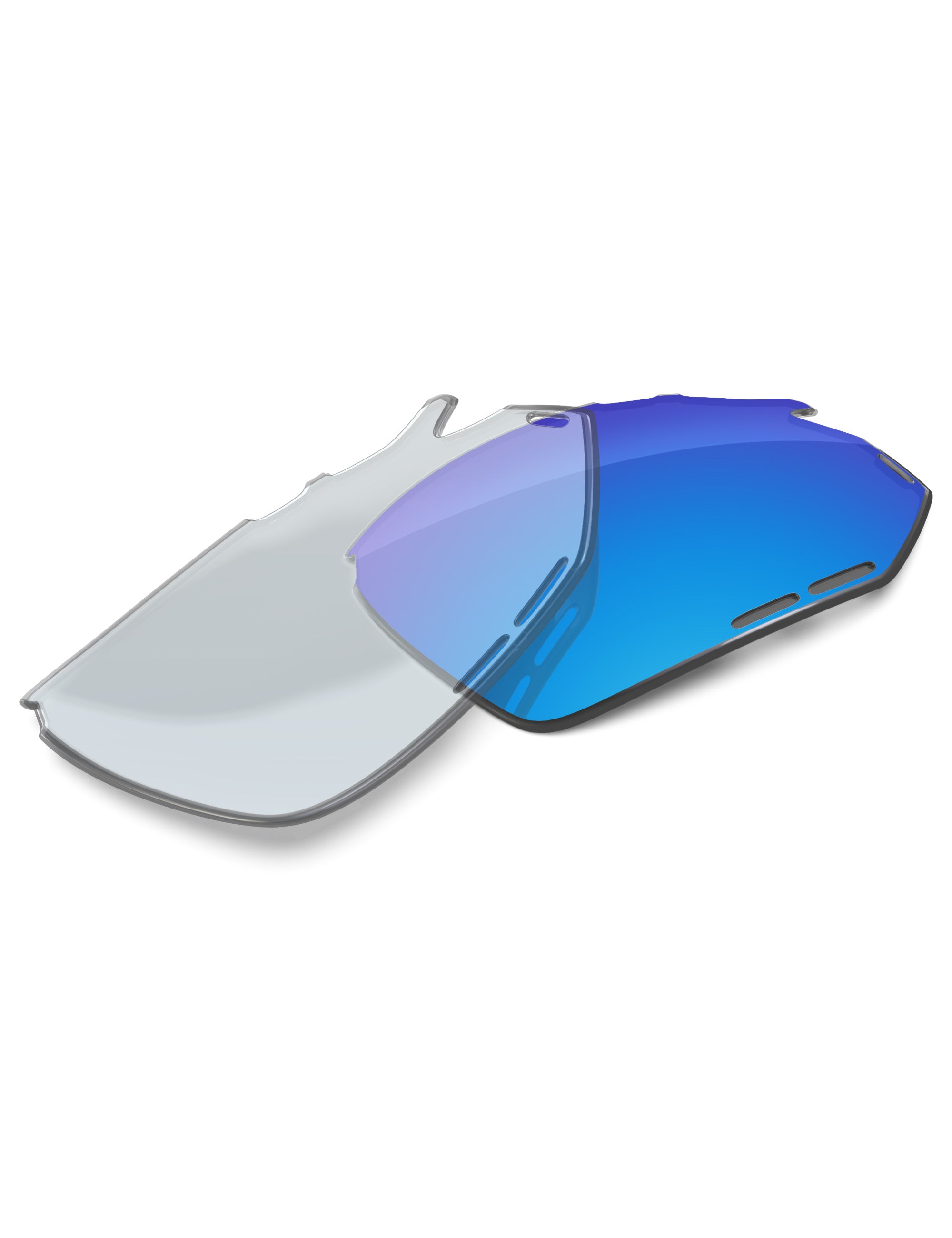 Sky Blue FlashMirror™ Photochromic-Non-Polarized