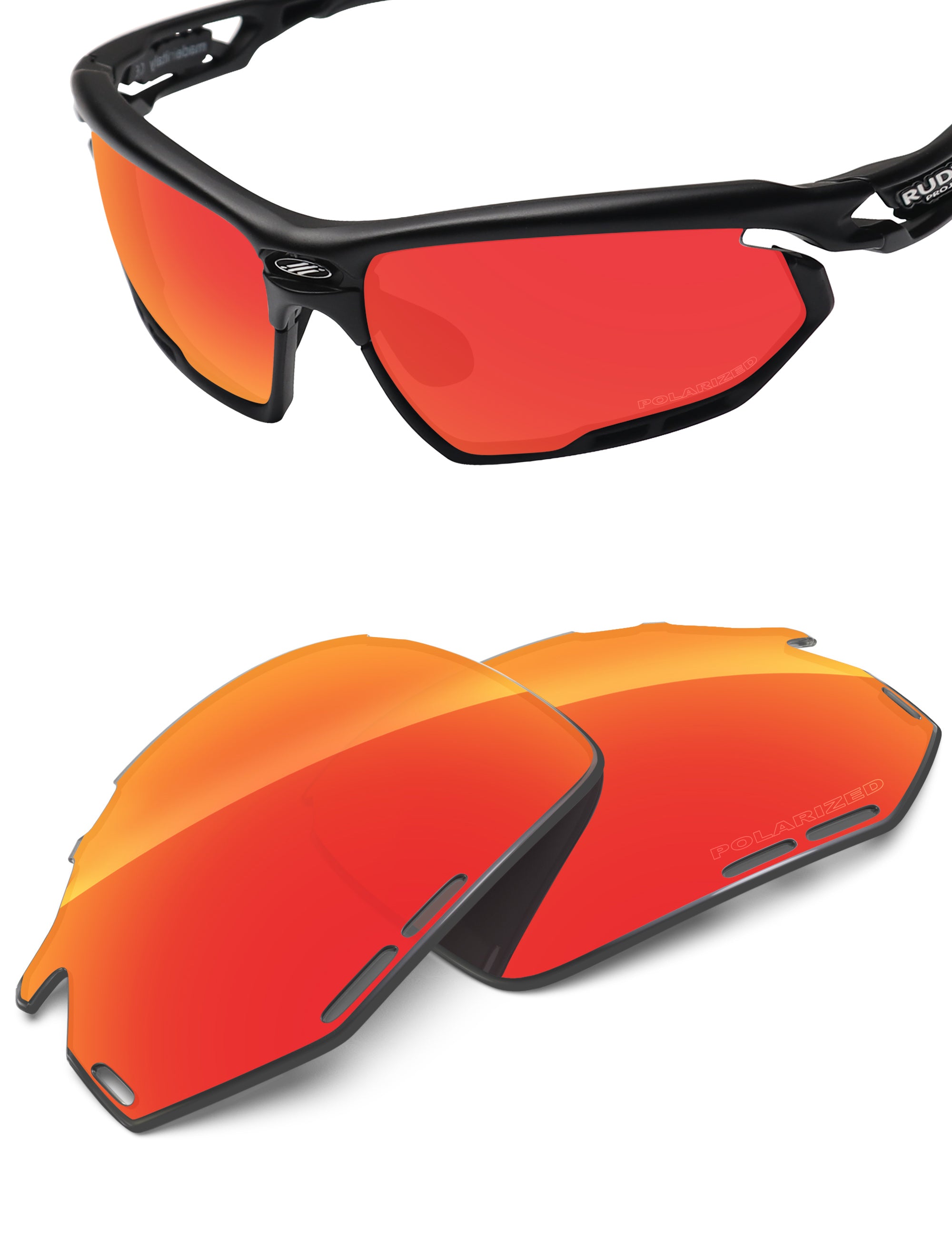 Fire Red FlashMirror™-Polarized
