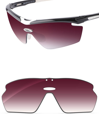 Wine Red Gradient-Non-Polarized
