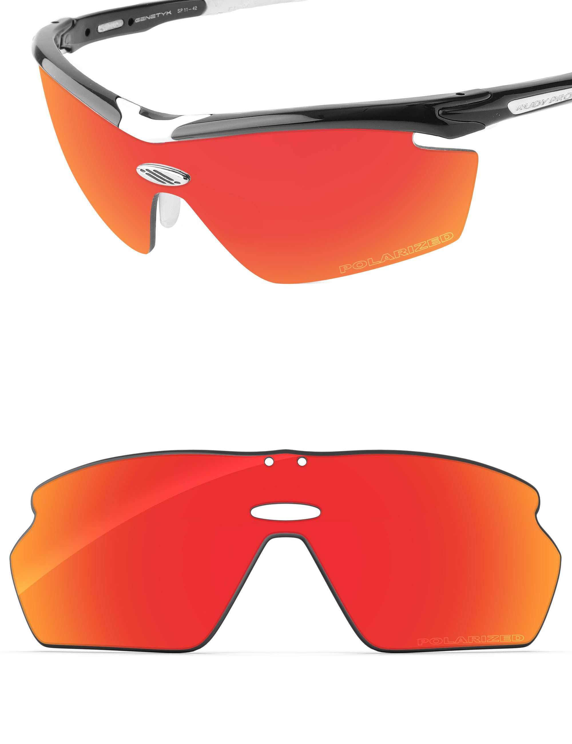 Fire Red FlashMirror™-Polarized