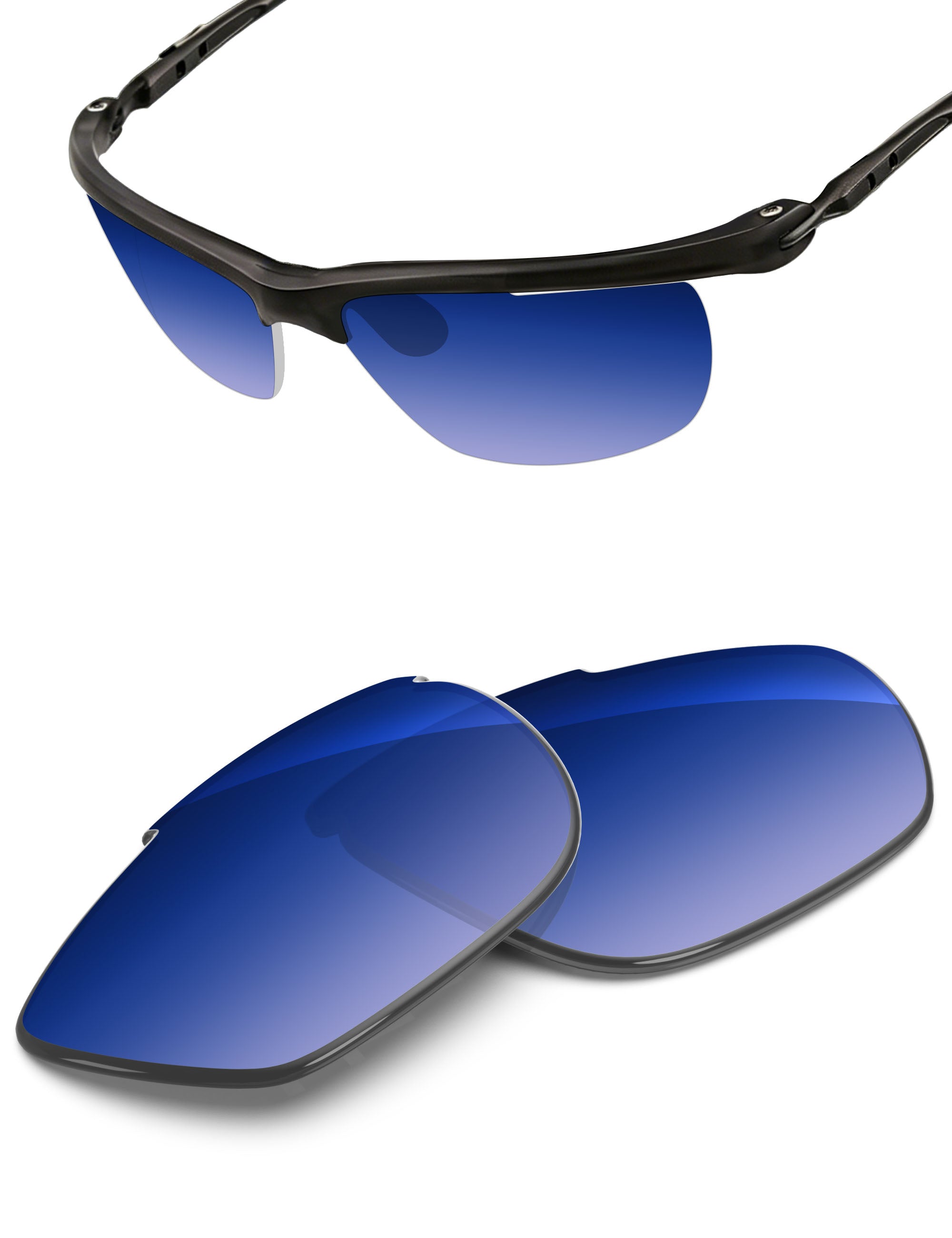 Aqua Blue Gradient-Non-Polarized