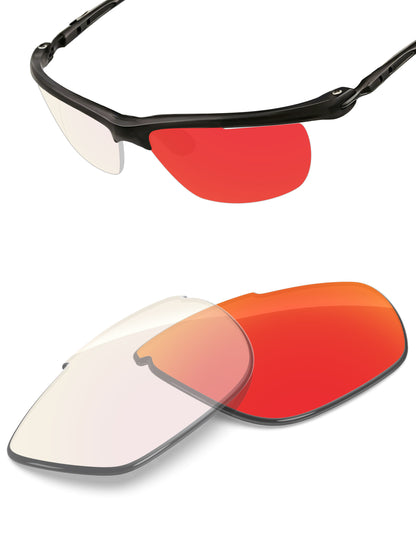 Fire Red FlashMirror™ Photochromic-Non-Polarized