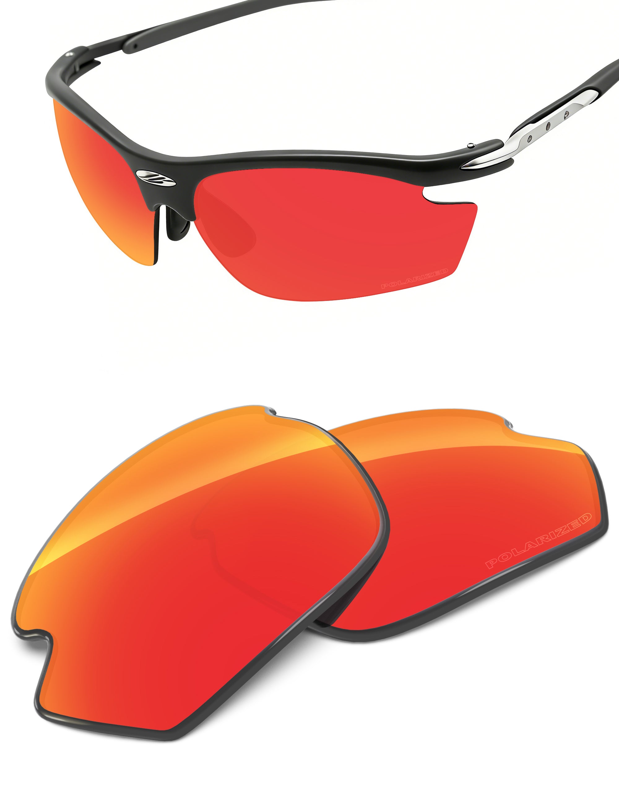Fire Red FlashMirror™-Polarized