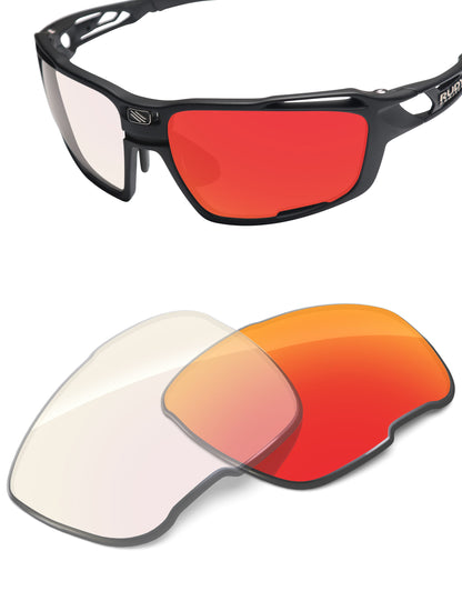 Fire Red FlashMirror™ Photochromic-Non-Polarized