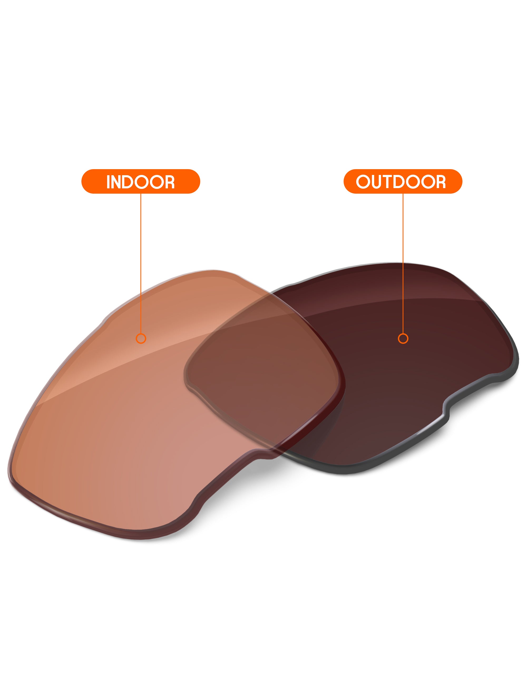 Orange Tint Photochromic-Non-Polarized