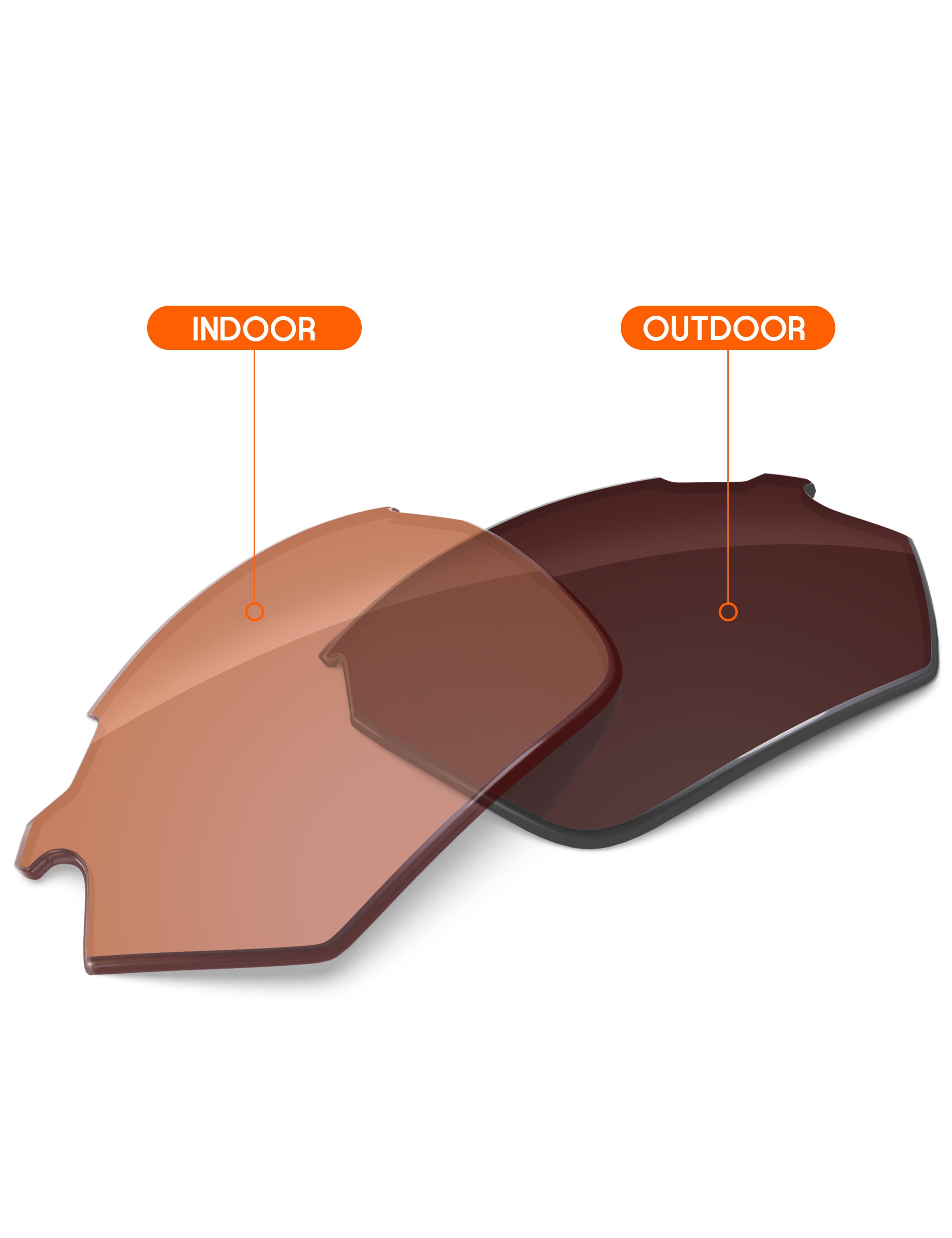 Orange Tint Photochromic-Non-Polarized
