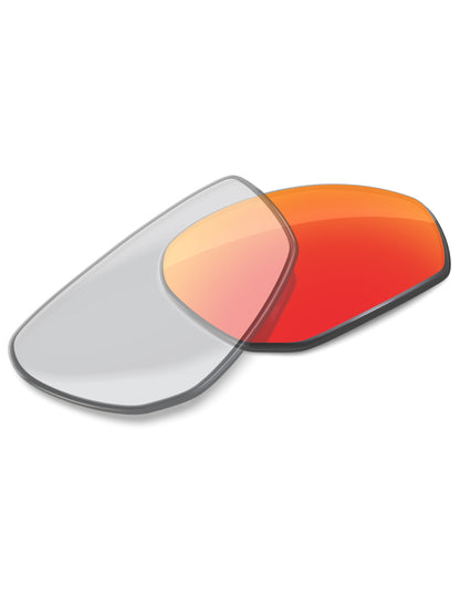 Fire Red FlashMirror™ Photochromic-Non-Polarized