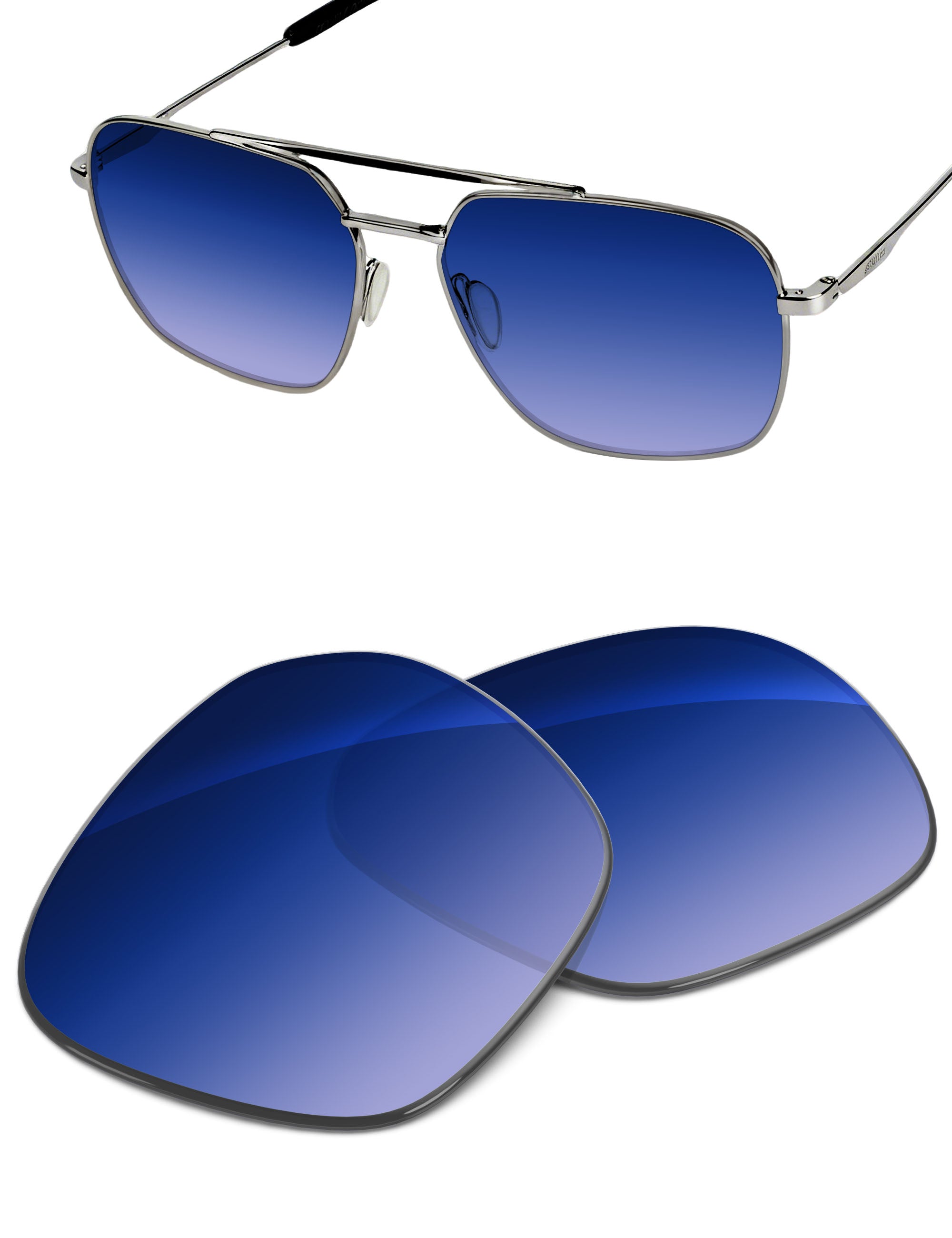 Aqua Blue Gradient-Non-Polarized