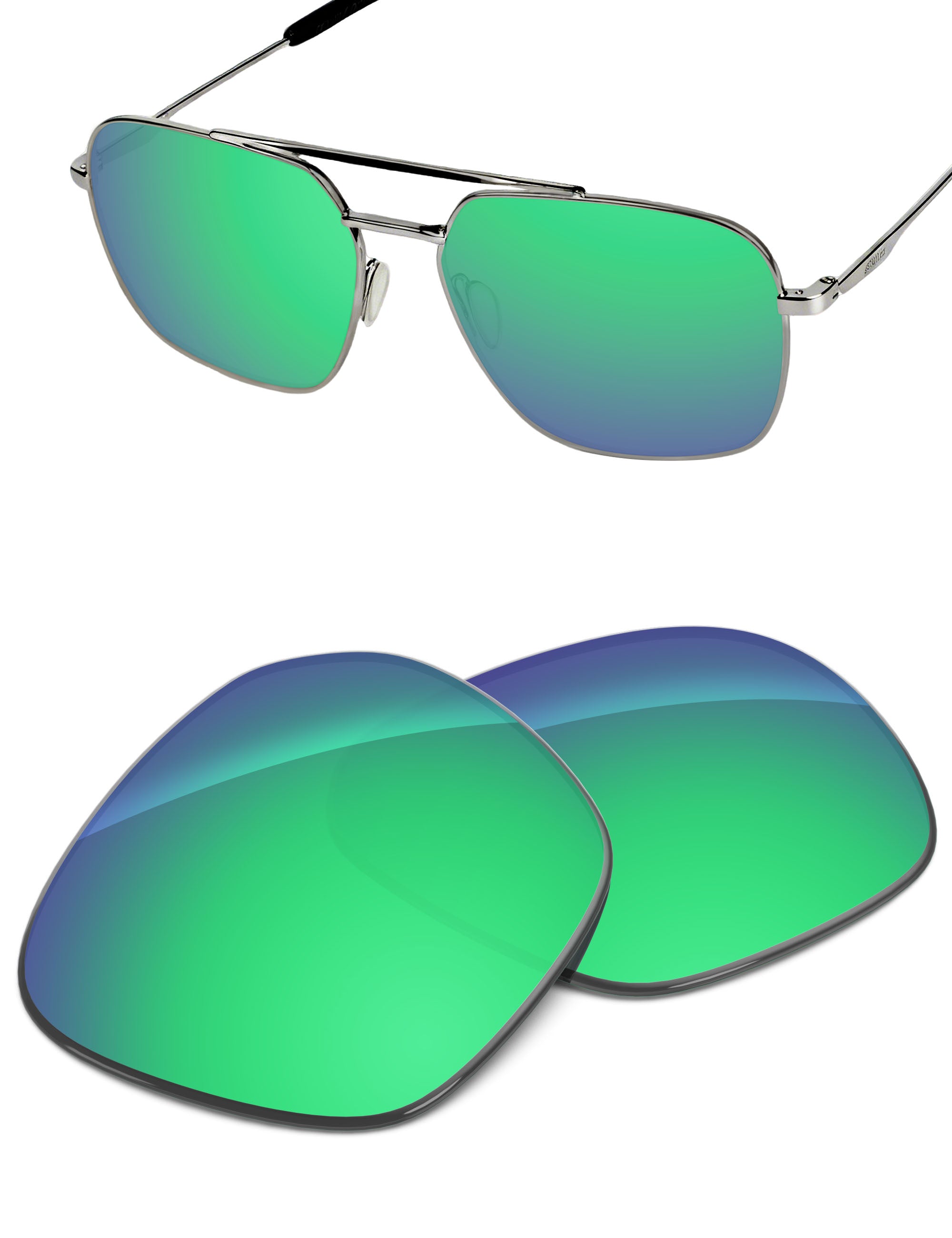 Emerald Green FlashMirror™-Non-Polarized