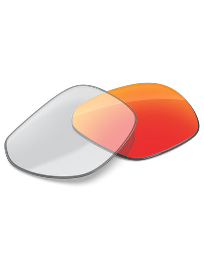Fire Red FlashMirror™ Photochromic-Non-Polarized