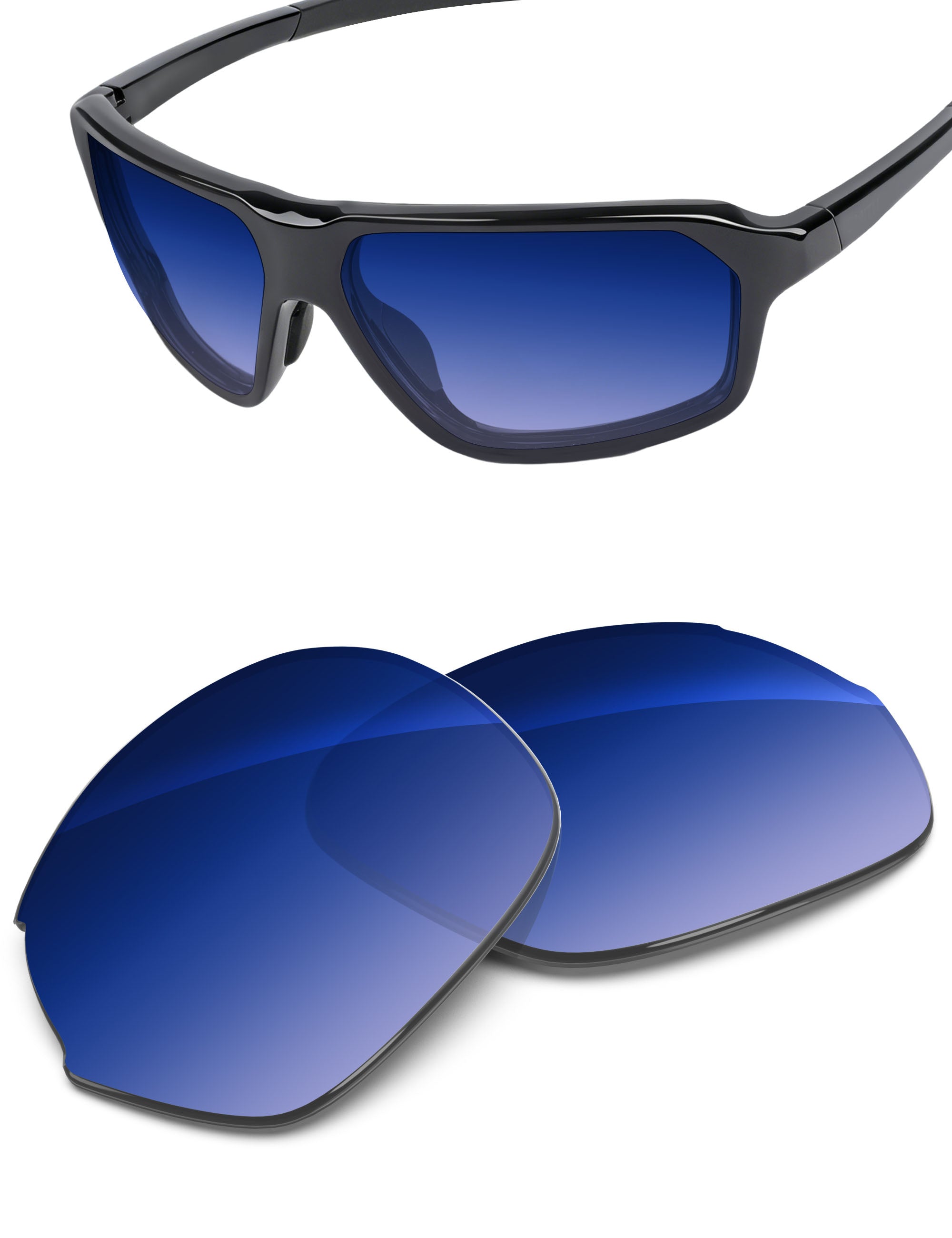 Aqua Blue Gradient-Non-Polarized
