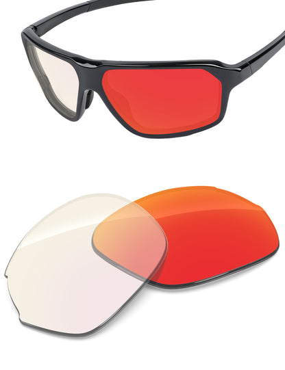 Fire Red FlashMirror™ Photochromic-Non-Polarized