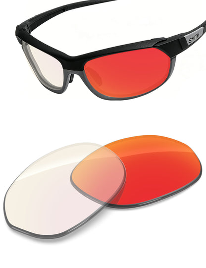 Fire Red FlashMirror™ Photochromic-Non-Polarized