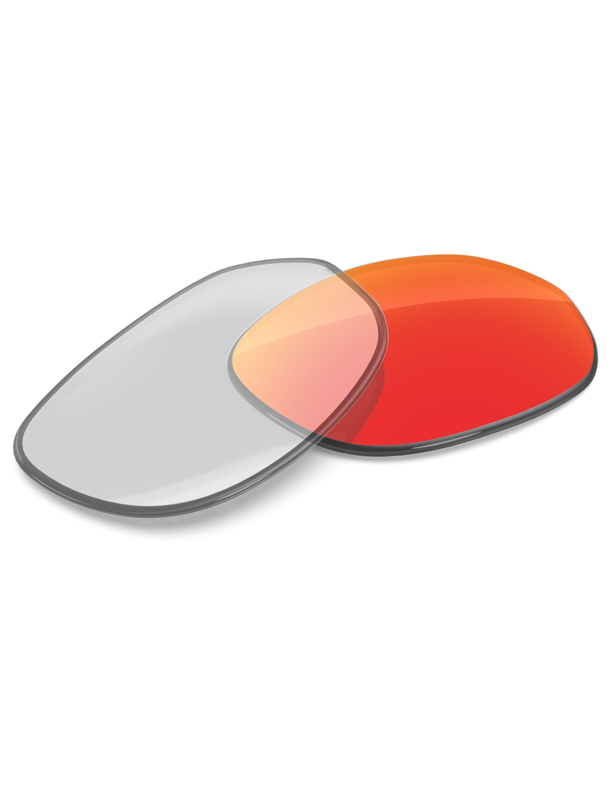 Fire Red FlashMirror™ Photochromic-Non-Polarized