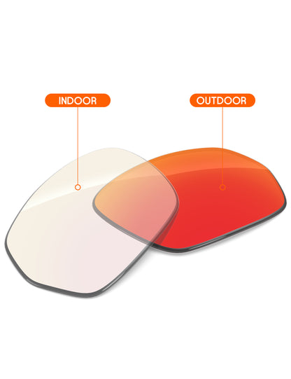 Fire Red FlashMirror™ Photochromic-Non-Polarized