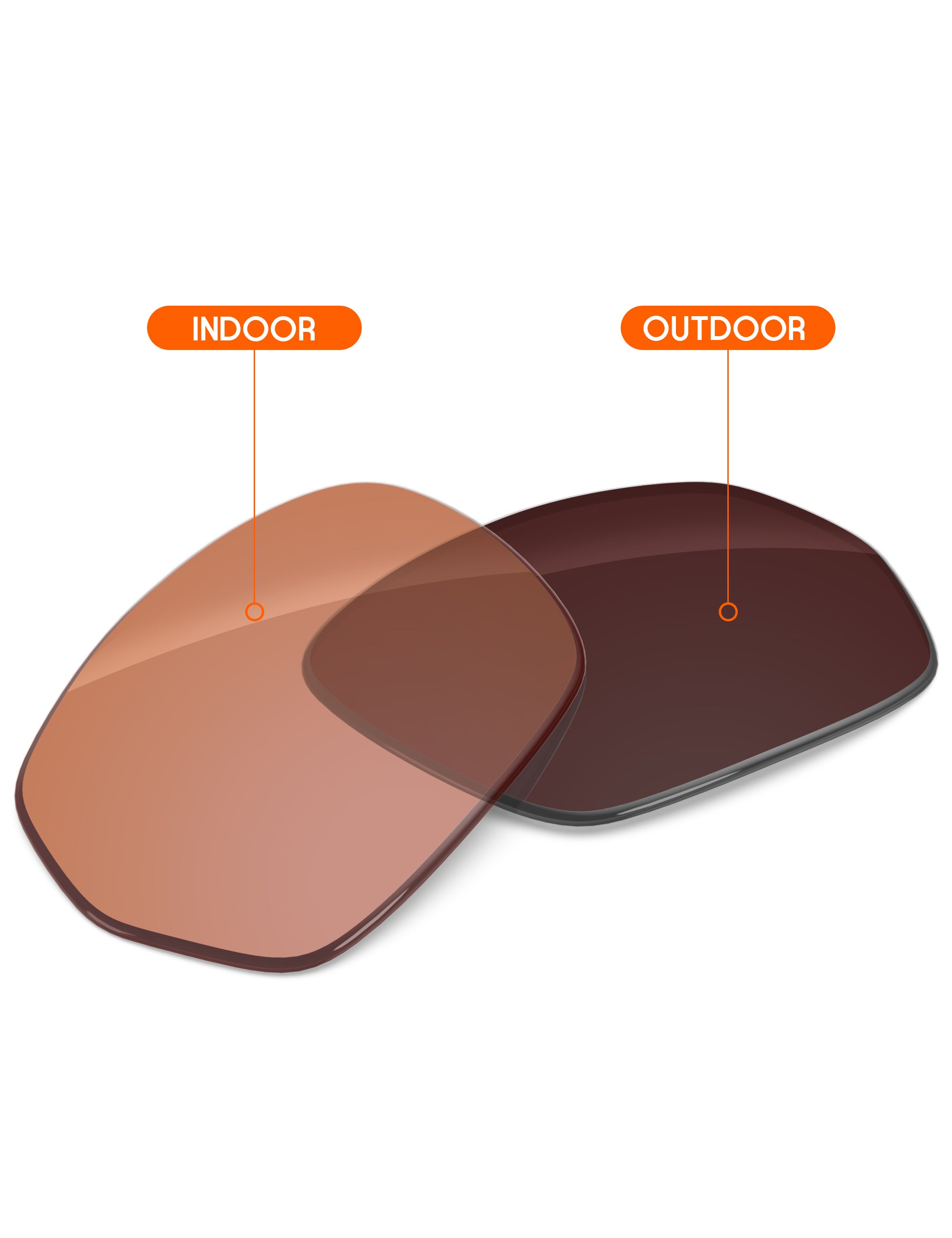 Orange Tint Photochromic-Non-Polarized