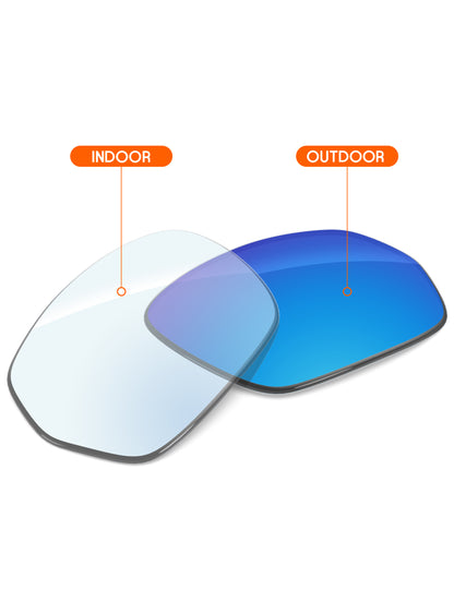 Sky Blue FlashMirror™ Photochromic-Non-Polarized